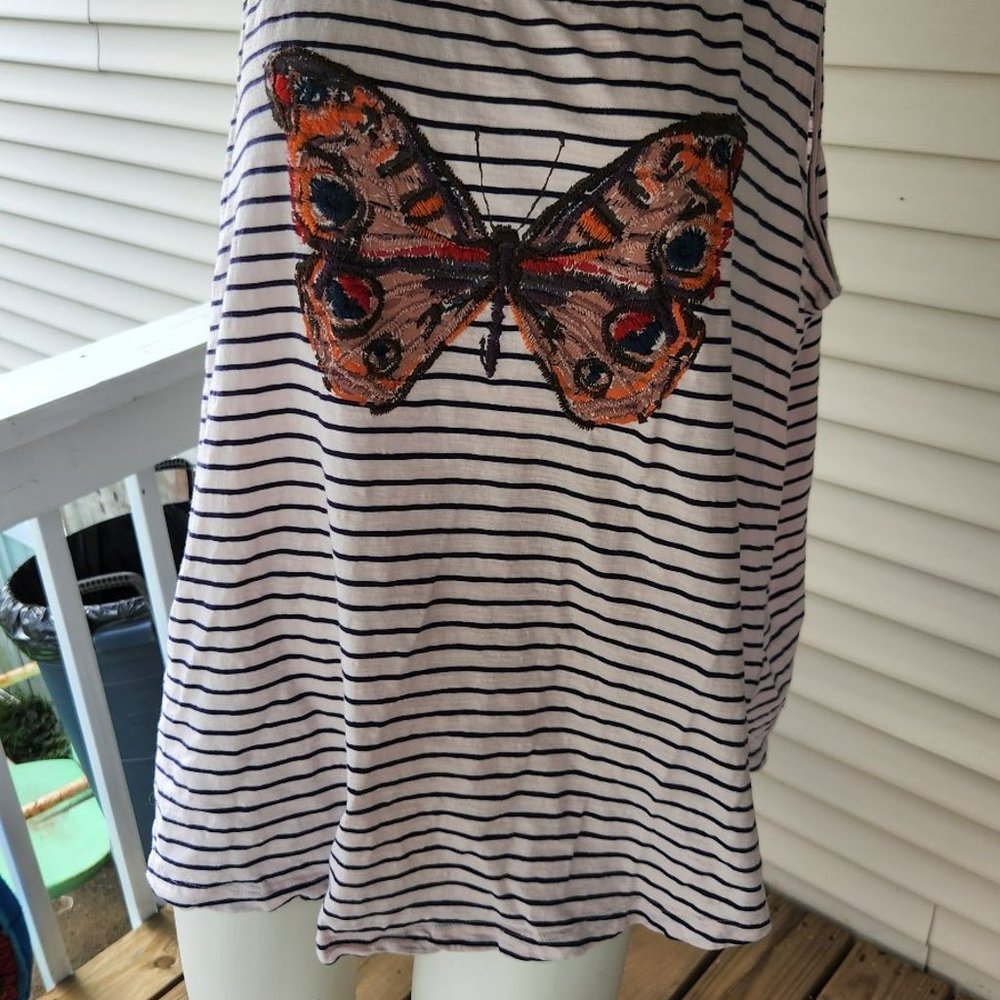 Sonoma Women's Butterfly Tank Top Size 2XXLARGE